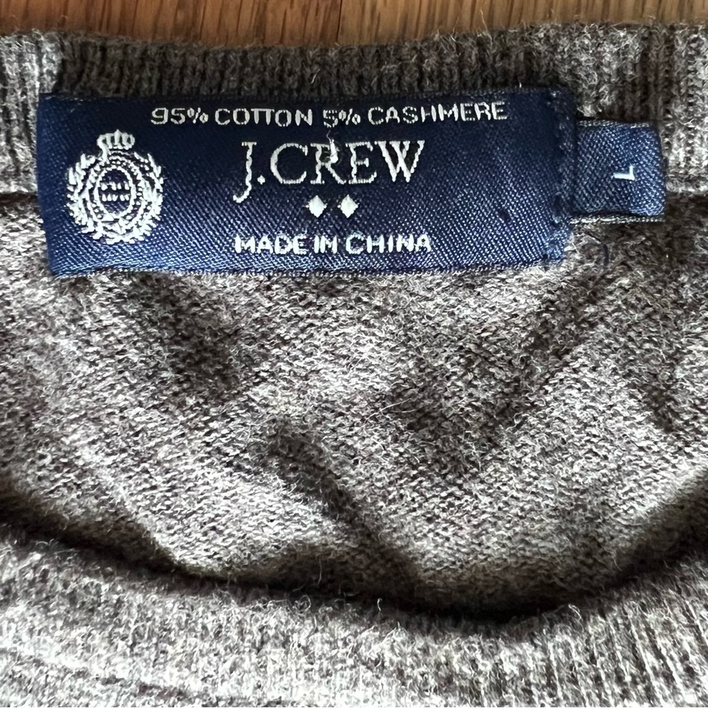 J. Crew cotton cashmere sweater
